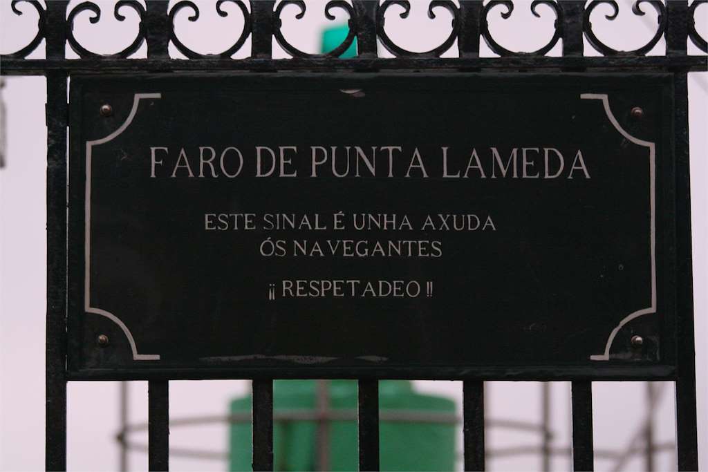 Faro de Punta Lameda en Nigrán