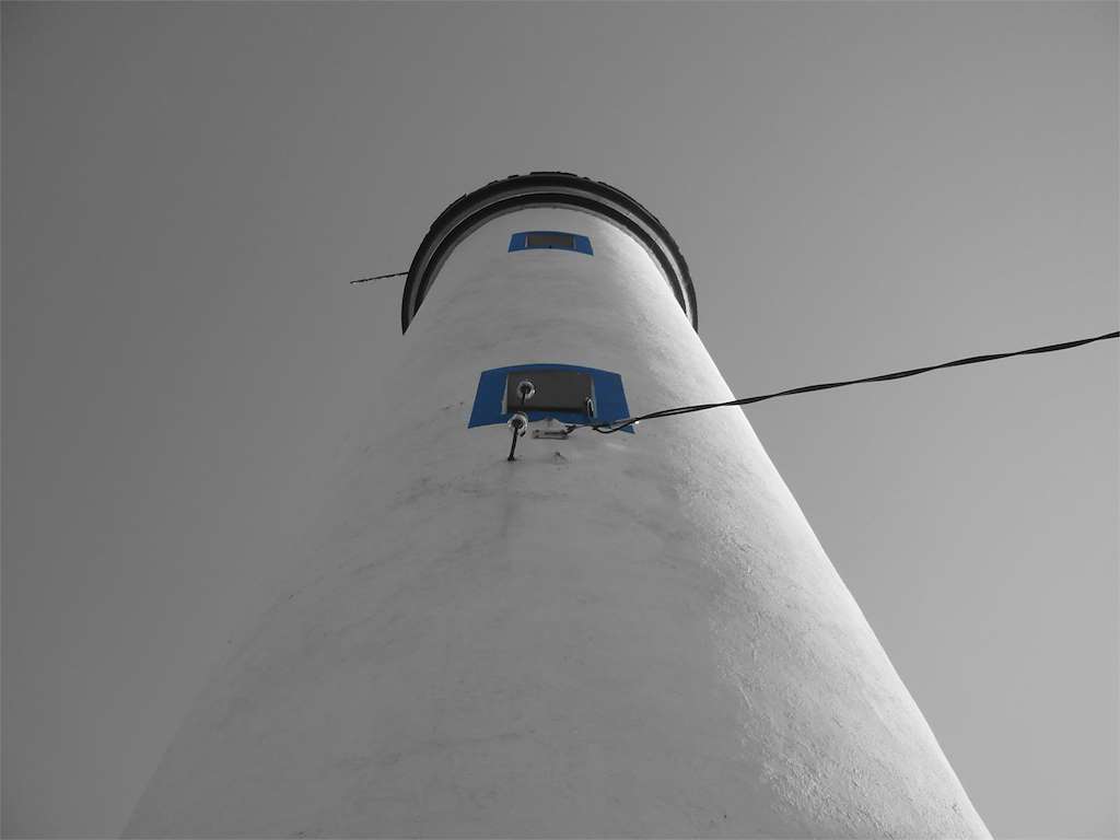 Faro de Punta Subrido en Cangas