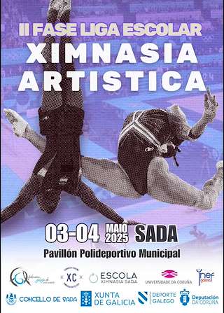 Fechas, información, programa, cartel, imágenes, mapa y ubicación de II Fase Liga Escolar Ximnasia Artística  en  Sada