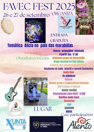 Fechas, información, programa, cartel, imágenes, mapa y ubicación de Favec Fest (2025)  en  Vigo