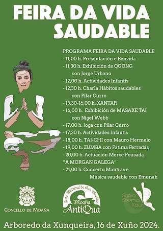 Feira da Vida Saudable en Moaña