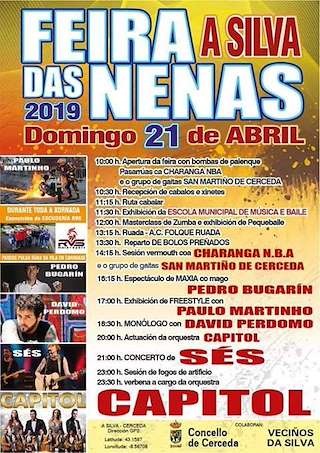 Feira das Nenas de A Silva en Cerceda