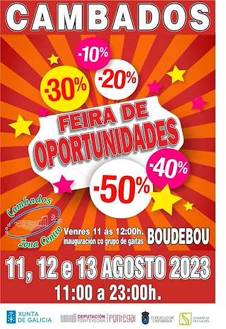 Feira de Oportunidades en Cambados