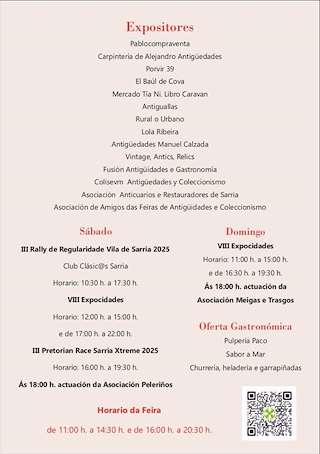Feira de San Lázaro - XXIX Feira de Antigüidades e Restauración en Sarria