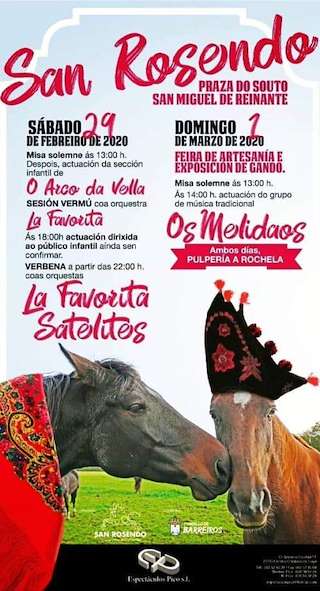 Feira de San Rosendo de San Miguel de Reinante en Barreiros
