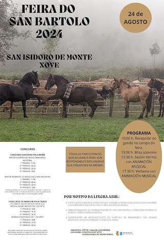 Feira do San Bartolo (2027) en Xove