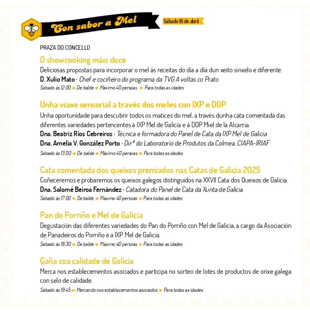XXXVIII Feira Apícola das Rías Baixas  (2026) en O Porriño