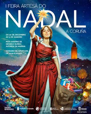 Fechas, información, programa, cartel, imágenes, mapa y ubicación de I Feira Artesá do Nadal  en  A Coruña