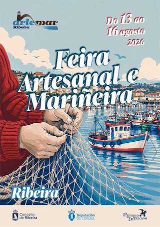 Fechas, información, programa, cartel, imágenes, mapa y ubicación de Feira Artesanal e Mariñeira - Artemar  (2026) en Ribeira