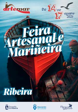 Fechas, información, programa, cartel, imágenes, mapa y ubicación de Feira Artesanal e Mariñeira - Artemar   en  Ribeira