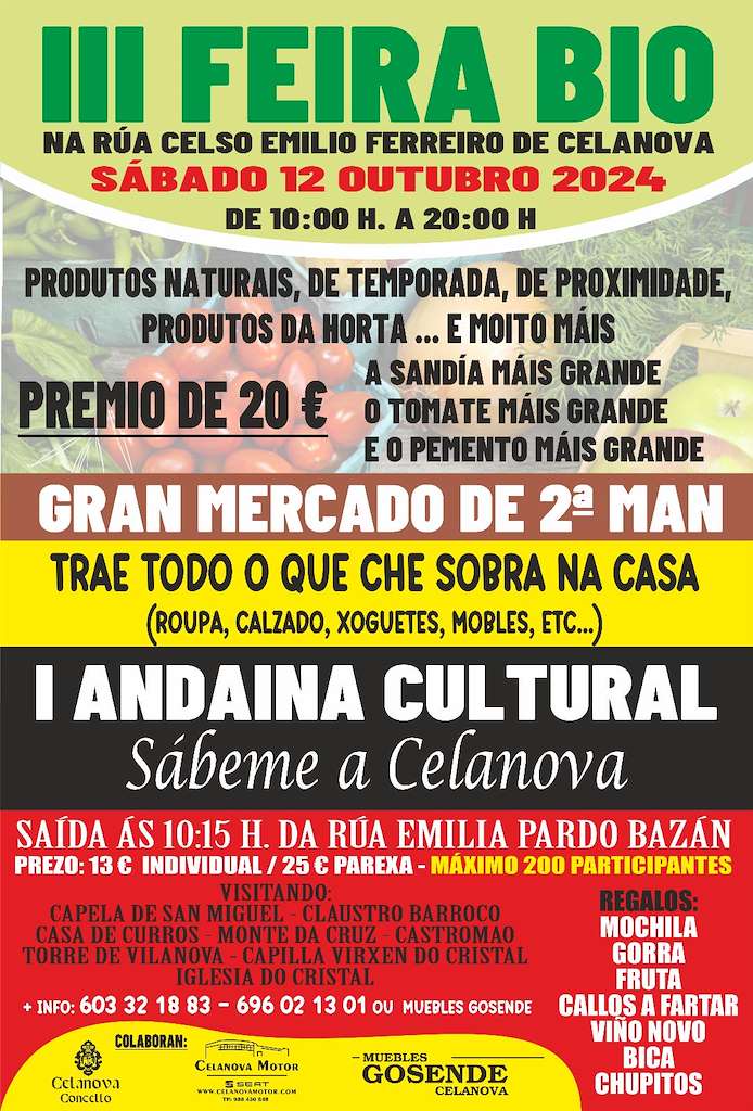 II Feira Bio en Celanova