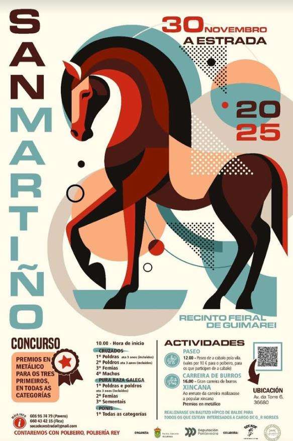 Feira Cabalar do San Martiño (2025) en A Estrada