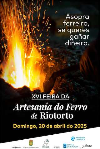 Fechas, información, programa, cartel, imágenes, mapa y ubicación de XVI Feira da Artesanía do Ferro  en  Riotorto