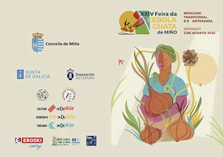 Fechas, información, programa, cartel, imágenes, mapa y ubicación de XXIV Feira da Cebola Chata e Mercado Tradicional  en  Miño
