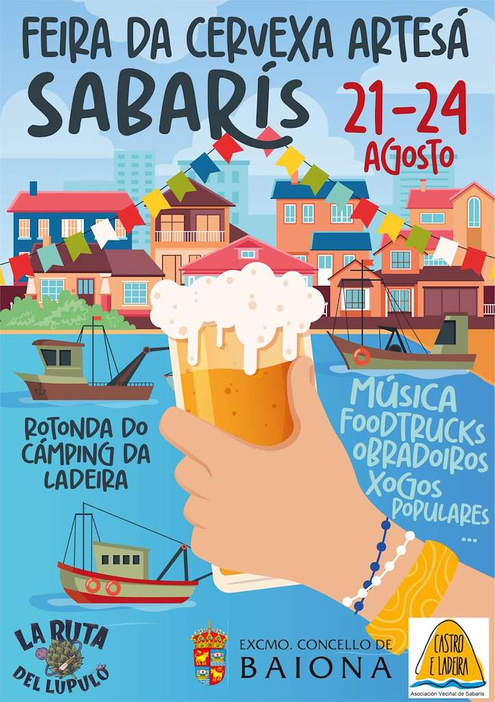 Feira da Cervexa Artesá de Sabarís en Baiona