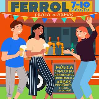 Fechas, información, programa, cartel, imágenes, mapa y ubicación de Feira da Cervexa Artesá  en  Ferrol