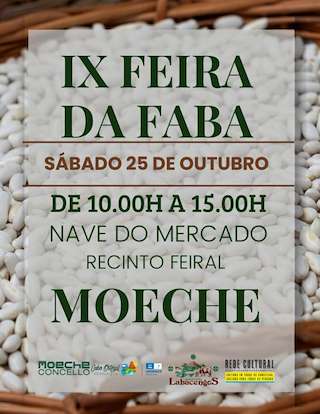 Fechas, información, programa, cartel, imágenes, mapa y ubicación de IX Feira da Faba (2025)  en  Moeche
