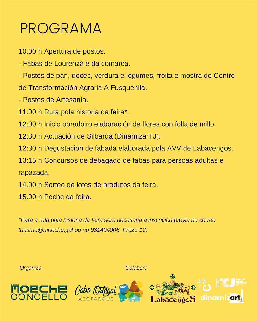 VIII Feira da Faba en Moeche