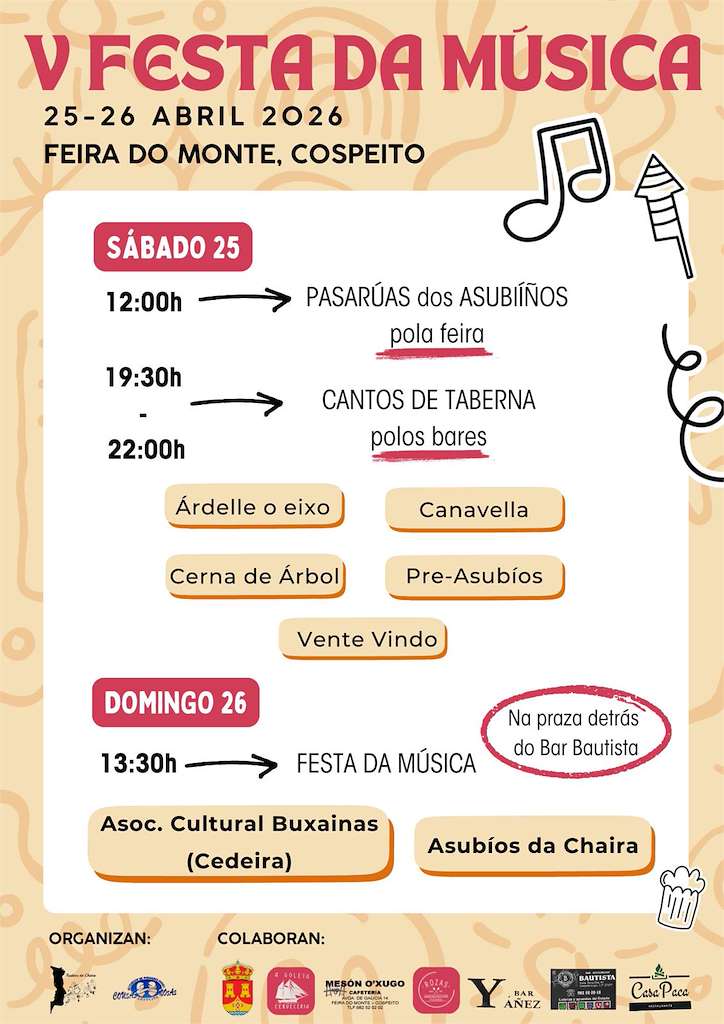 V Feira da Música en Cospeito