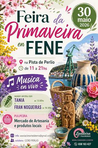 Fechas, información, programa, cartel, imágenes, mapa y ubicación de Feira da Primaveira  (2026)  en  Fene