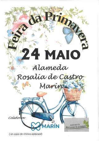 Fechas, información, programa, cartel, imágenes, mapa y ubicación de Feira da Primavera  en  Marín