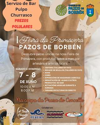 Fechas, información, programa, cartel, imágenes, mapa y ubicación de I Feira da Primavera  en  Pazos de Borbén