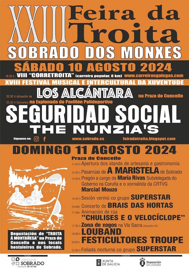 XXI Feira da Troita en Sobrado