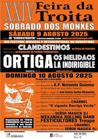 Fechas, información, programa, cartel, imágenes, mapa y ubicación de XXIV Feira da Troita  en  Sobrado