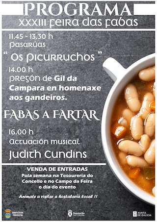 Fechas, información, programa, cartel, imágenes, mapa y ubicación de XXXIII Feira das Fabas (2025)  en  Ponteceso