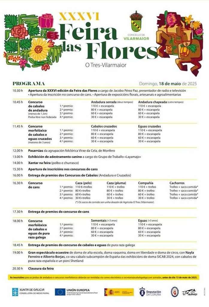 XXXVI Feira das Flores - Feira do Tres (2025) en Vilarmaior