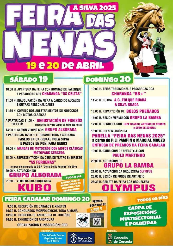 Feira das Nenas de A Silva en Cerceda