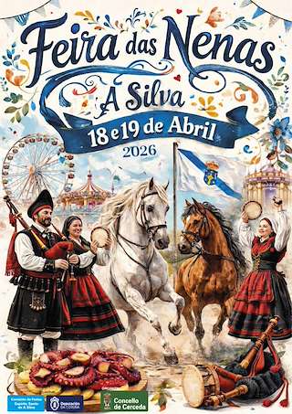 Fechas, información, programa, cartel, imágenes, mapa y ubicación de Feira das Nenas de A Silva (2026) en Cerceda