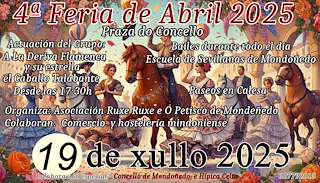 Fechas, información, programa, cartel, imágenes, mapa y ubicación de IV Feira de Abril  en  Mondoñedo