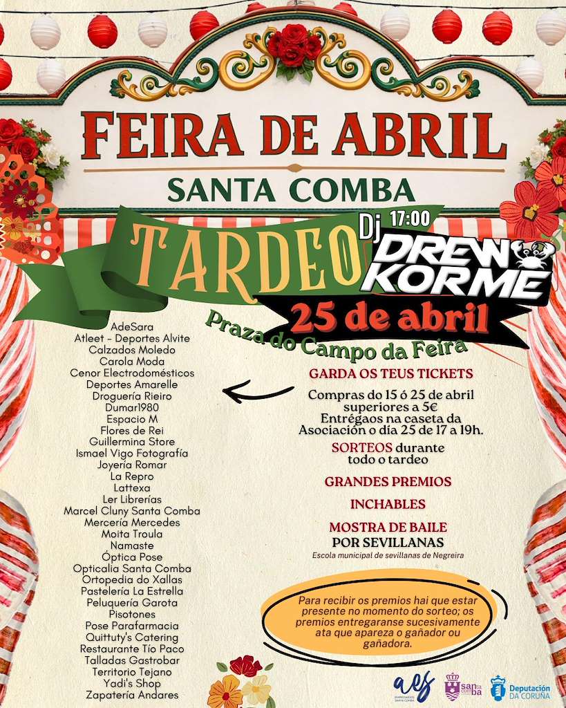 Feira de Abril  en Santa Comba