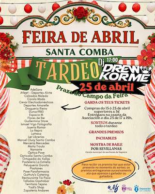 Fechas, información, programa, cartel, imágenes, mapa y ubicación de Feira de Abril  (2026)  en  Santa Comba