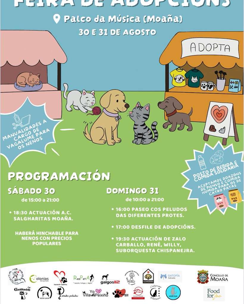 Feira de Adopcións en Moaña