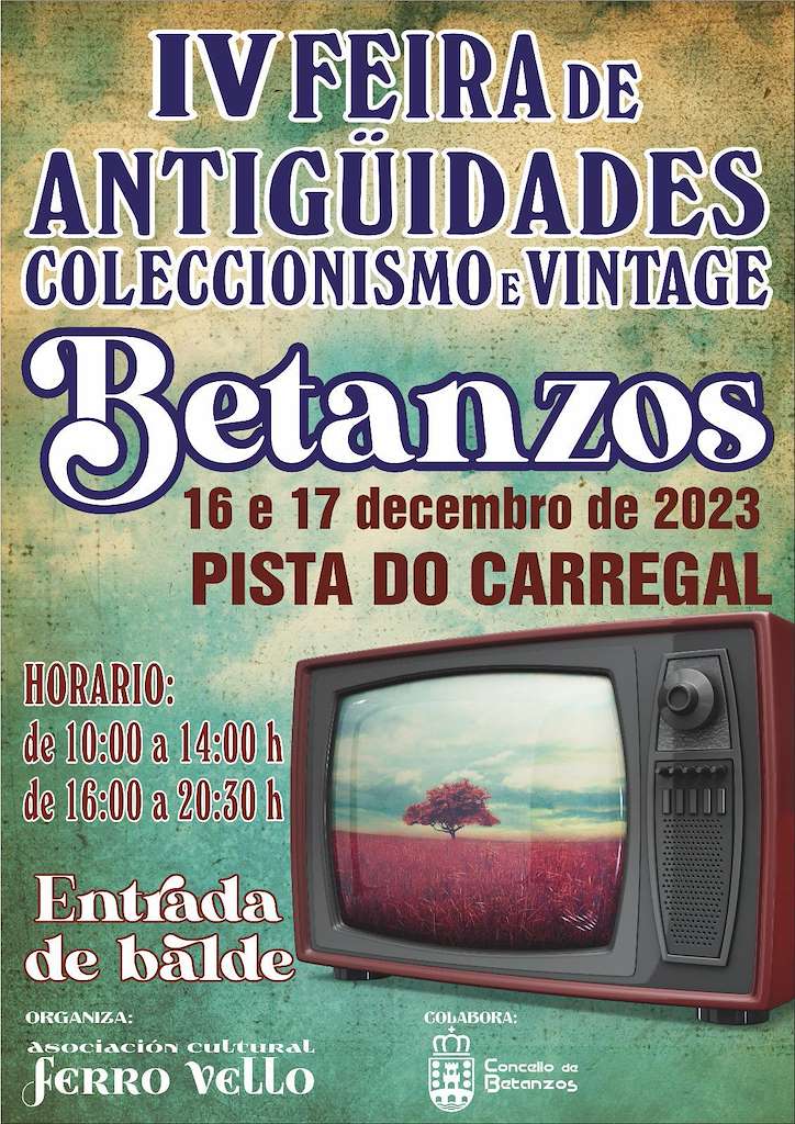 IV Feira de Antigüidades, Coleccionismo e Vintage en Betanzos