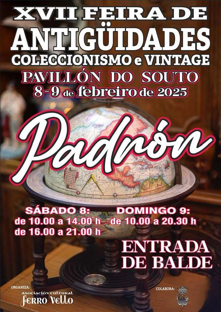 XV Feira de Antigüidades, Coleccionismo e Vintage en Padrón