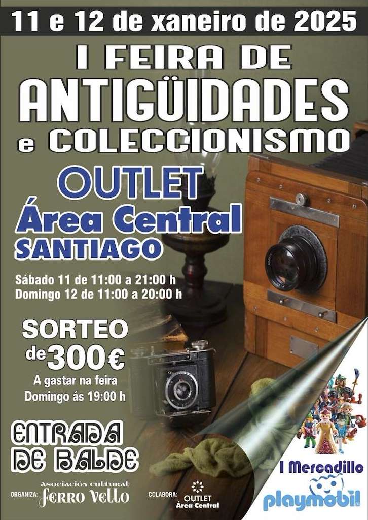 I Feira de Antigüidades e Coleccionismo - I Mercadillo Playmobil en Santiago de Compostela
