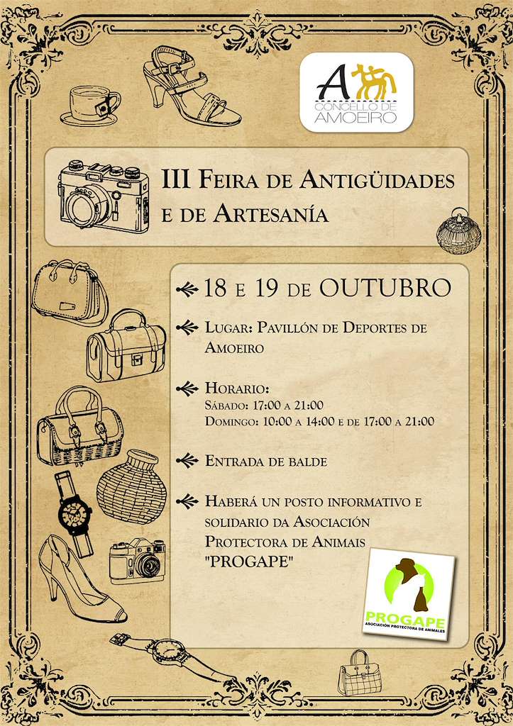 III Feira de Antigüidades e de Artesanía (2025) en Amoeiro
