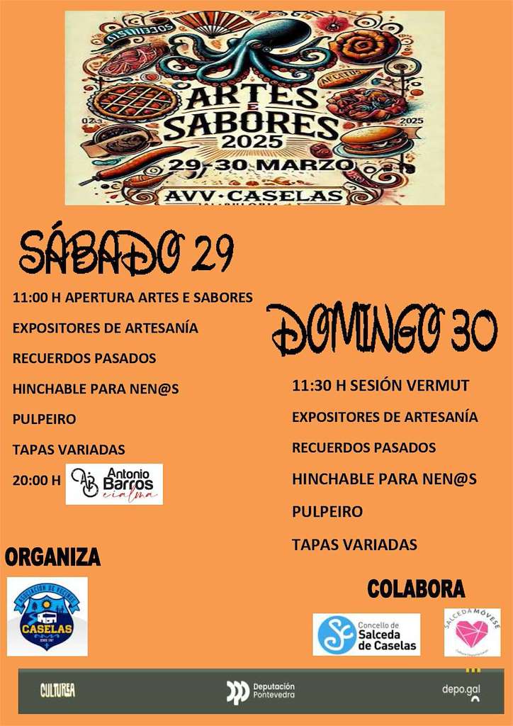 Feira de Artes e Sabores en Salceda de Caselas