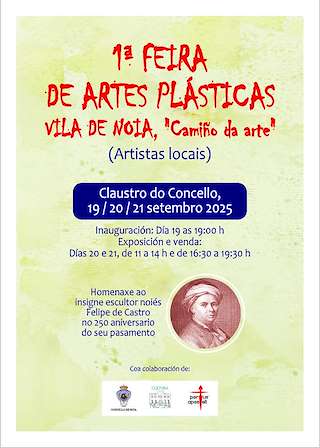 Fechas, información, programa, cartel, imágenes, mapa y ubicación de I Feira de Artes Plásticas Vila de Noia