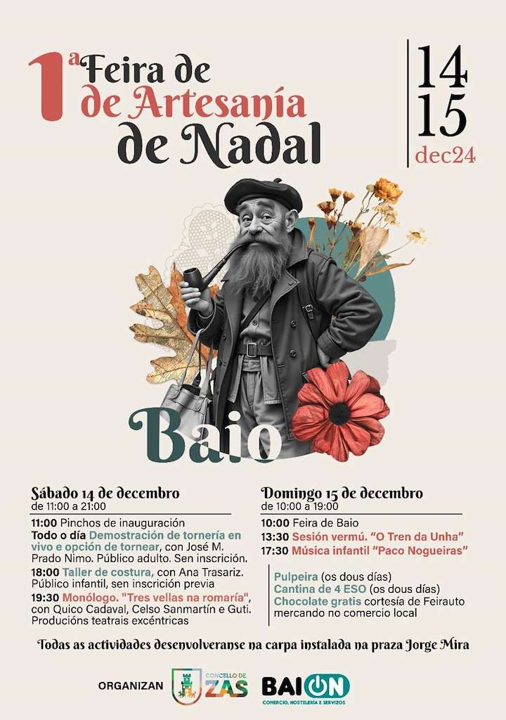 I Feira de Artesanía de Nadal  en Zas