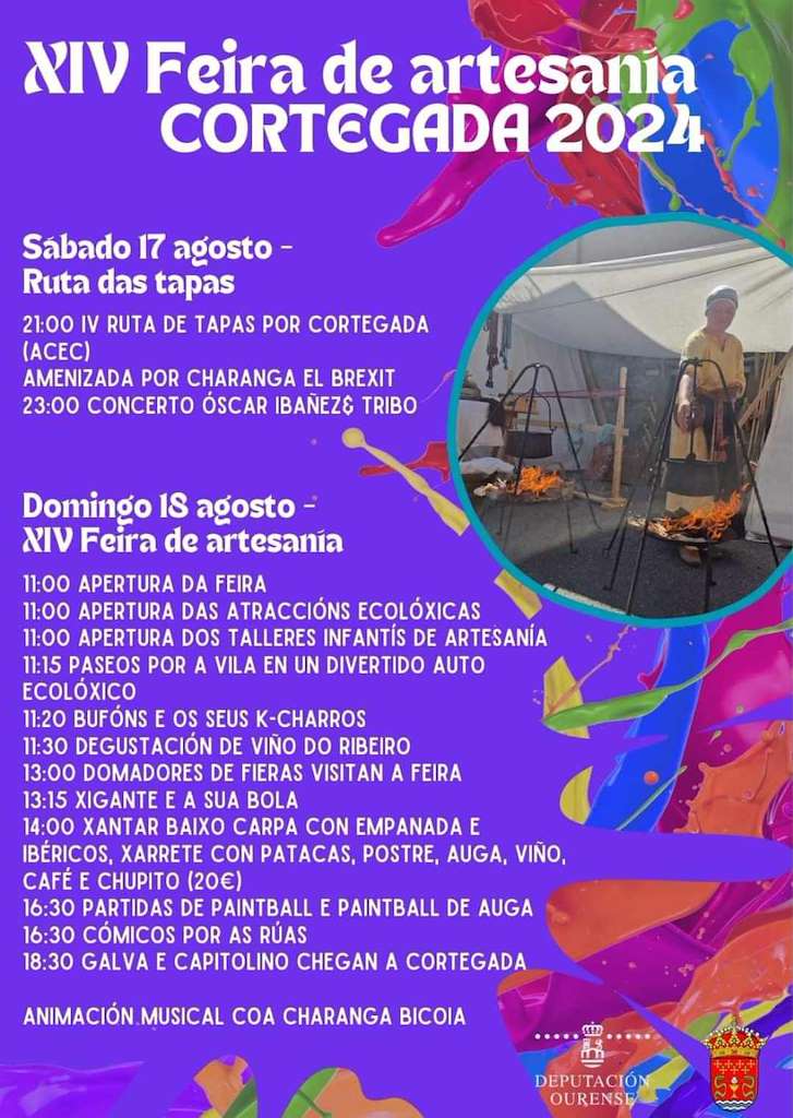 XIII Feira de Artesanía e do Porco Celta en Cortegada