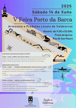 Fechas, información, programa, cartel, imágenes, mapa y ubicación de Feira de Artesanía e Productos Locais   en  O Barco de Valdeorras