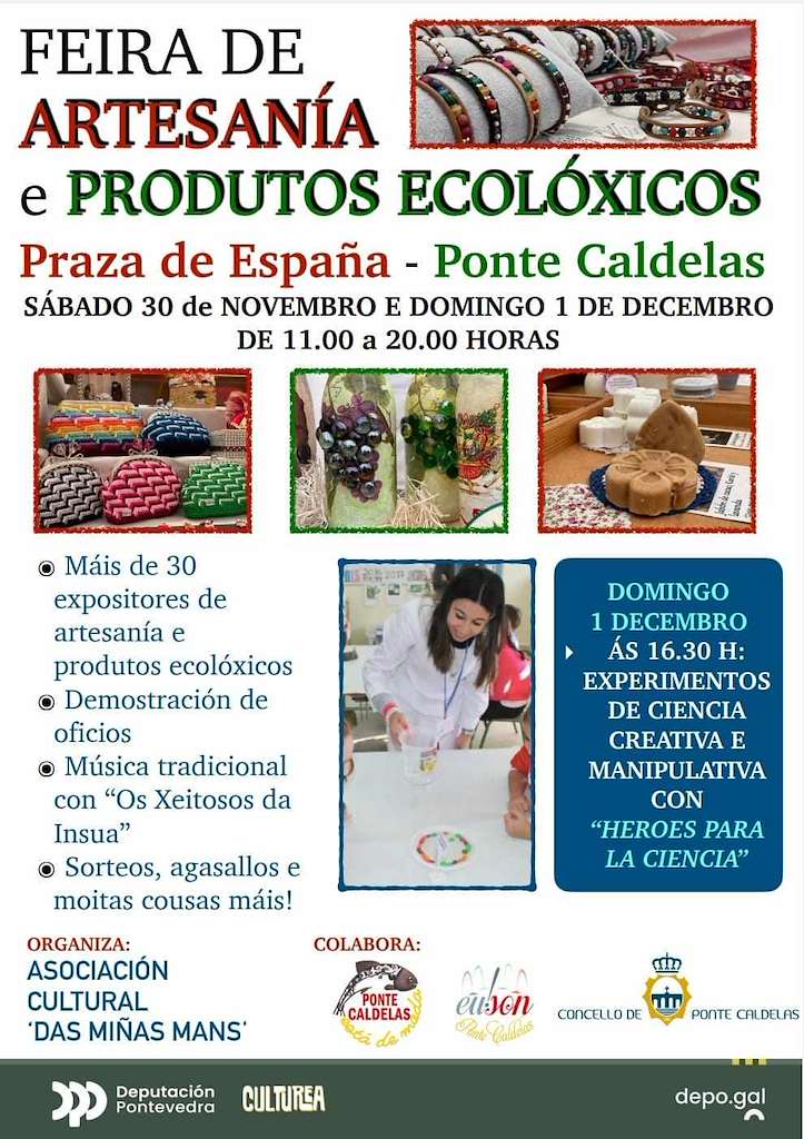 Feira de Artesanía e Produtos Ecolóxicos en Ponte Caldelas