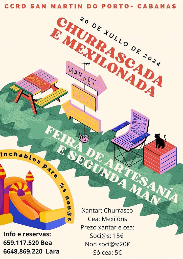 Feira de Artesanía e Segunda Man en Cabanas
