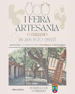 Fechas, información, programa, cartel, imágenes, mapa y ubicación de I Feira de Artesanía  en  O Páramo