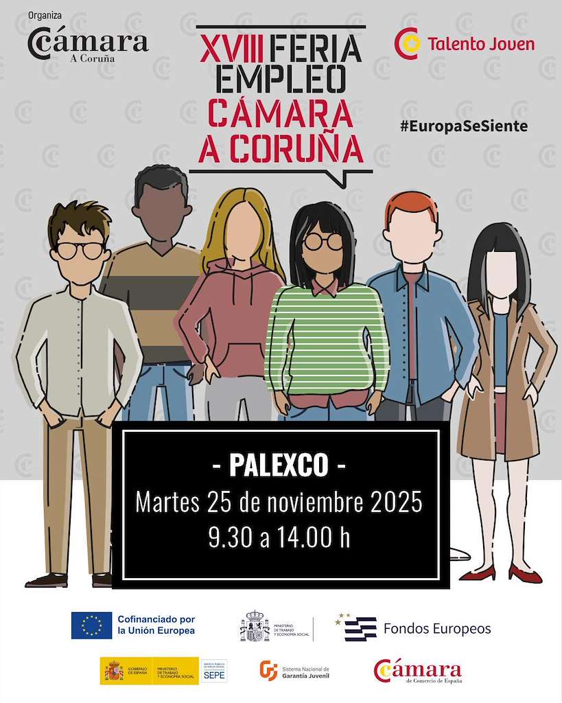 XVIII Feira de Empleo (2025) en A Coruña