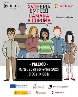 Fechas, información, programa, cartel, imágenes, mapa y ubicación de XVIII Feira de Empleo (2025)  en  A Coruña